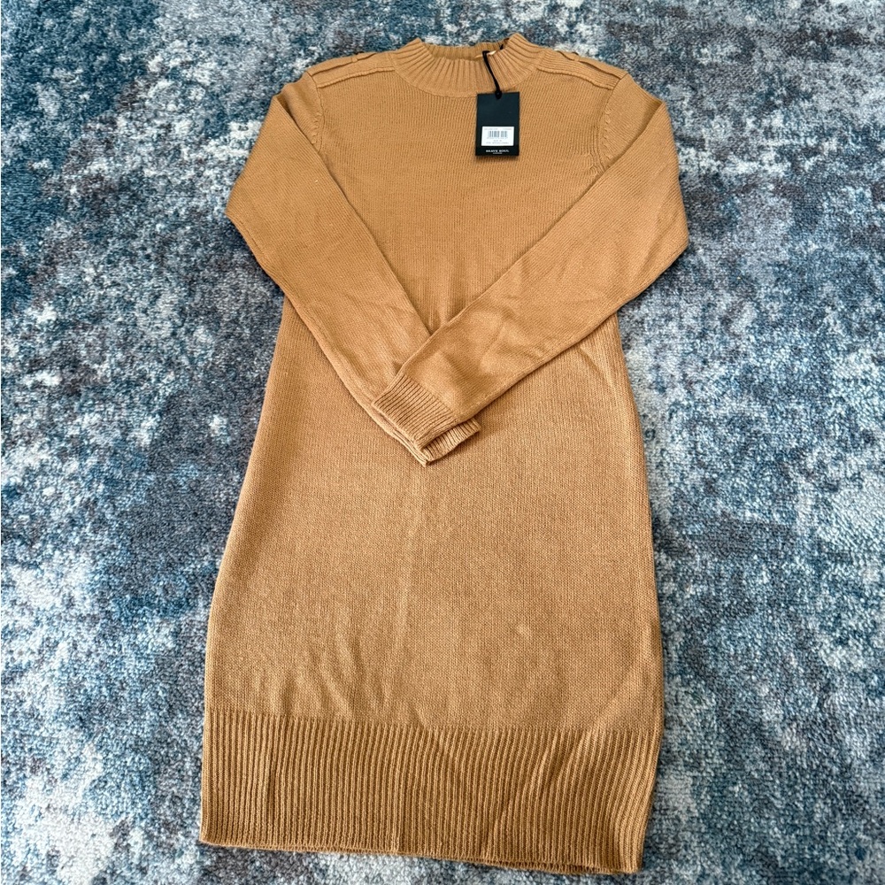 Brand New ASOS (Brave Soul) Tan Sweater Dress